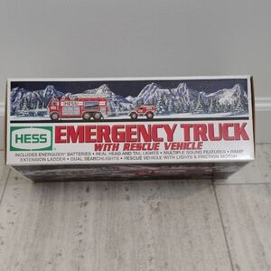 2005 Hess Emergency Truck with Rescue Vehicle Brand New In Box